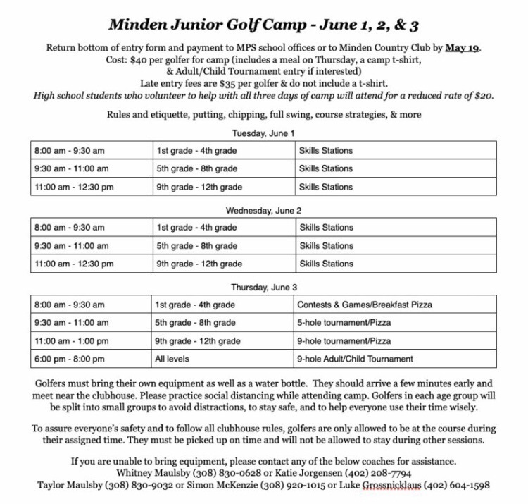 golf camp