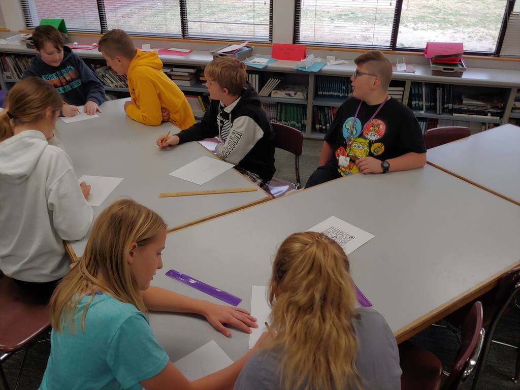 students designing