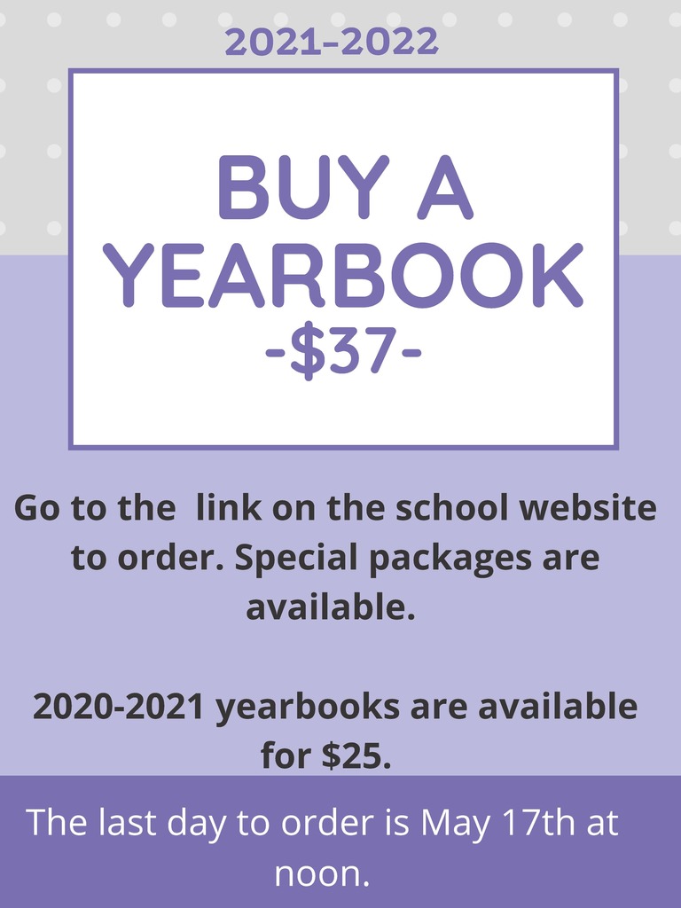 Buy A Yearbook!!